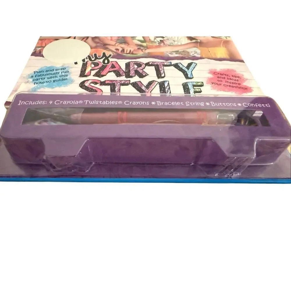 Brand New Flowerpot Press Crayola My Party Style Craft Kit: Bracelet String